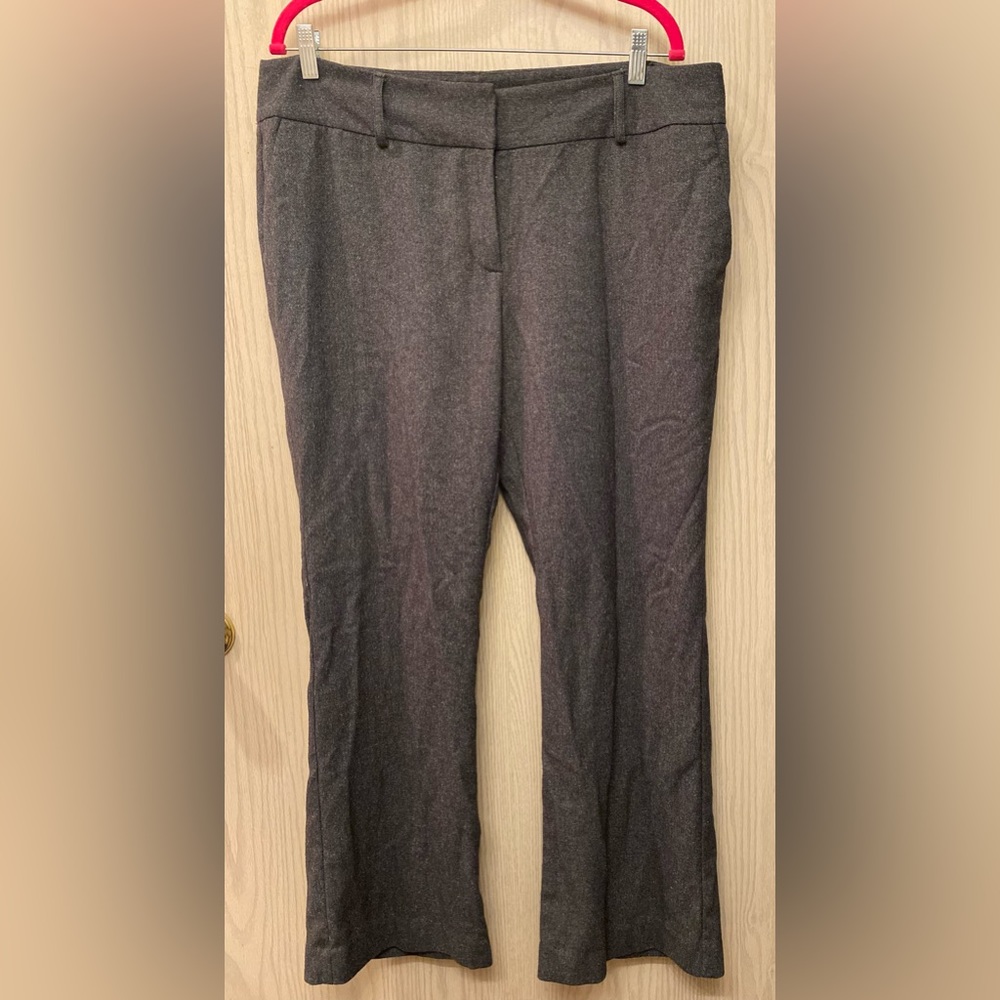 Axcess Dark Grey Slacks/ Pants with clasp Size 16